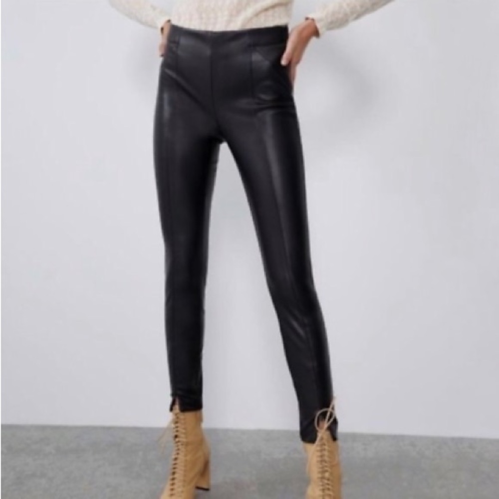 Zara Fuax Leather Pant